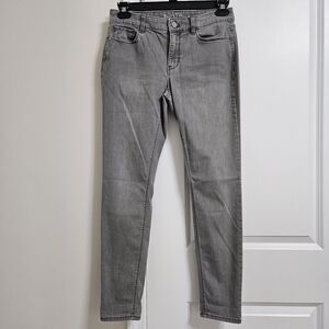 White House Black Market Gray Skinny Jeans